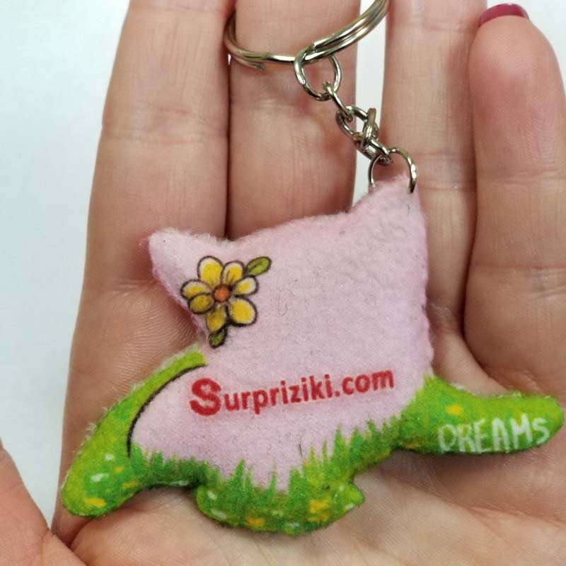 Брелок Свинка на траві в магазині - фото 2