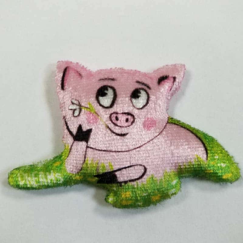 Magnet Pig on the Grass - фото 1