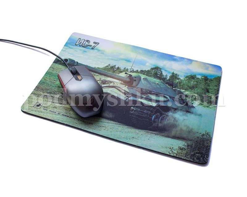 Танк ІВ-7. Розмір 32 см х 22 см. Геймерський килимок для миші. - фото 2