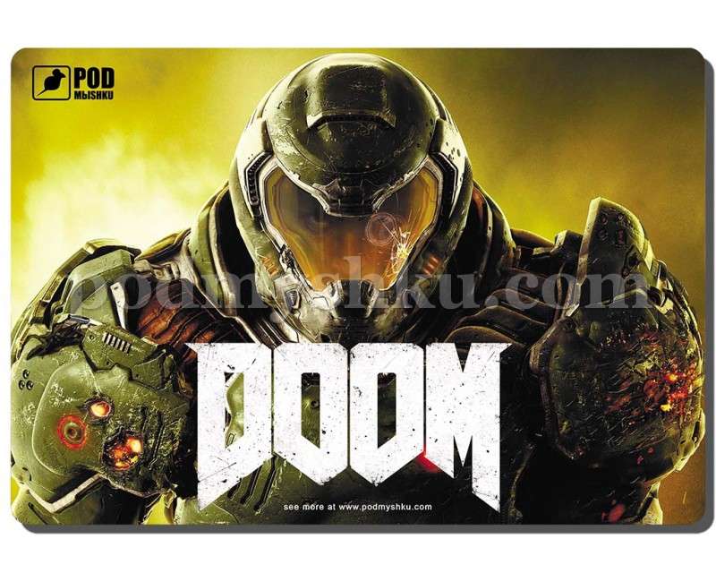 Doom. Розмір 32 см х 22 см. Геймерський килимок для миші. - фото 1