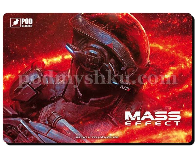 MASS EFFECT. Розмір 32 см х 22 см. Геймерський килимок для миші. - фото 1