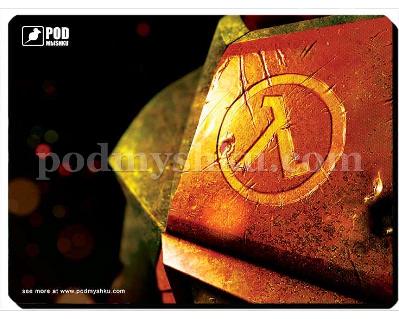 HALF LIFE S. Розмір 26 х 19,5 см. Геймерський килимок для миші. - фото 1