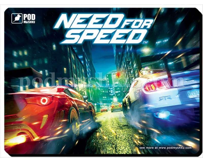 NEED FOR SPEED S. Розмір 26 х 19,5 см. Геймерський килимок для миші. - фото 1