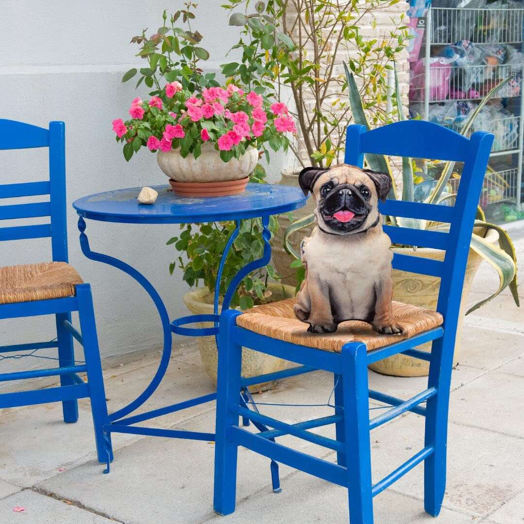 Реалістична іграшка-подушка Мопс - фото 3