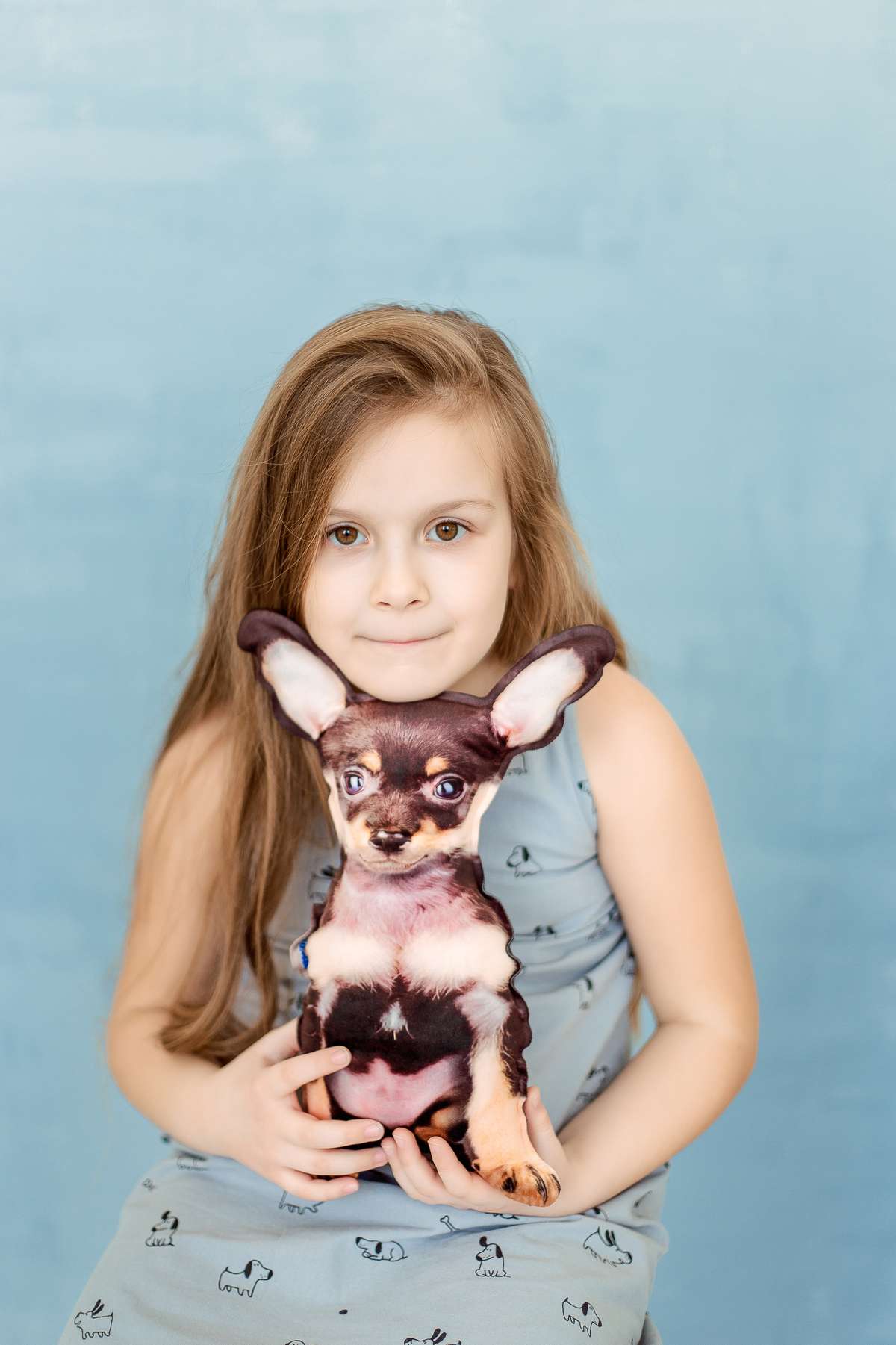 Реалістична іграшка-подушка Той-тер'єр - фото 3