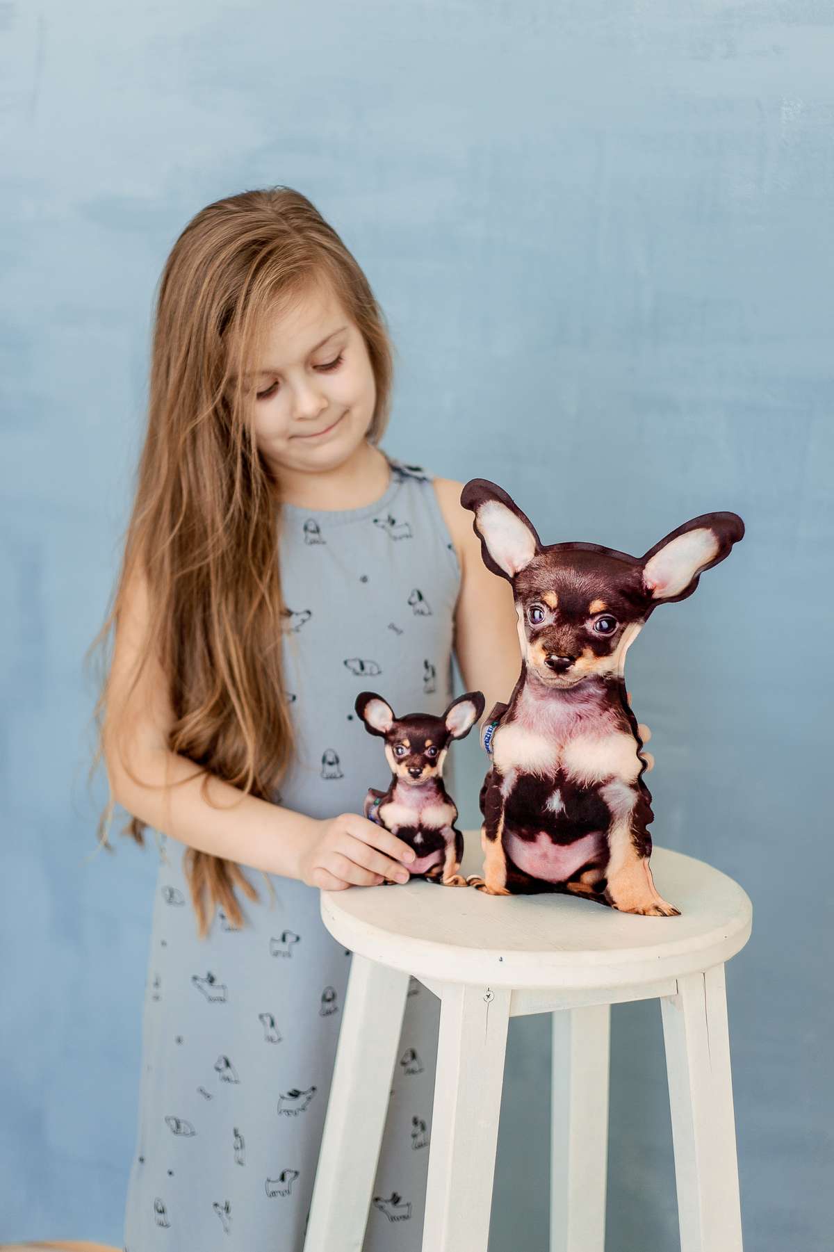 Реалістична іграшка-подушка Той-тер'єр - фото 4