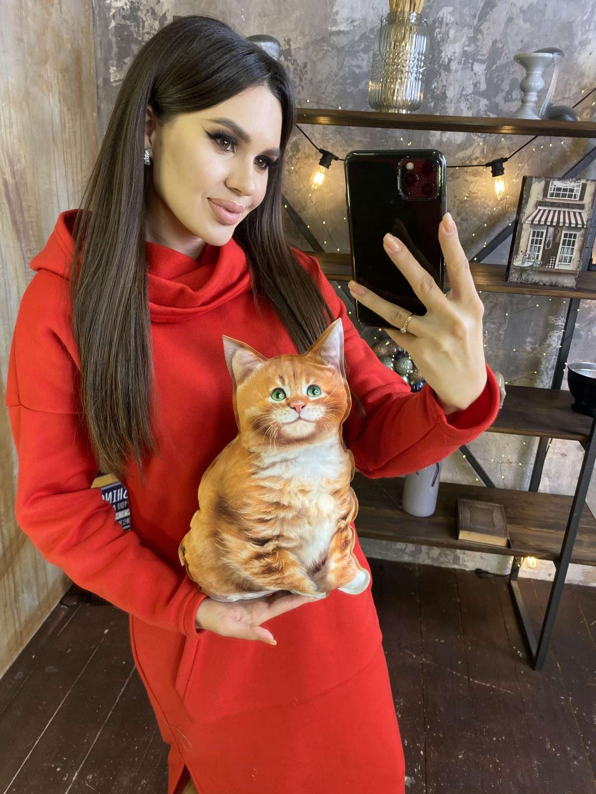 Реалістична іграшка-подушка Мейн-кун - фото 5