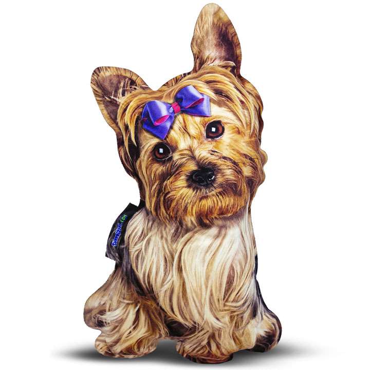 Реалістична іграшка-подушка Йоркширський тер'єр - фото 1