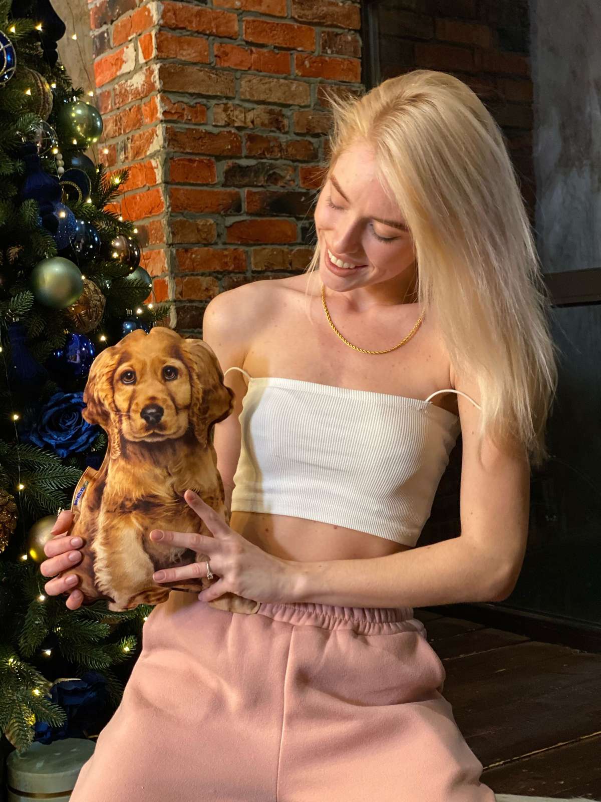 Реалістична іграшка-подушка Англійський кокер-спанієль - фото 6