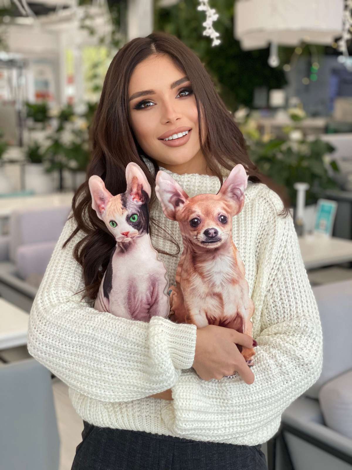 Реалістична іграшка-подушка Сфінкс кішка - фото 3