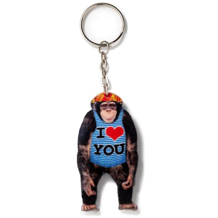 Брелок Шимпанзе в майці - фото 2
