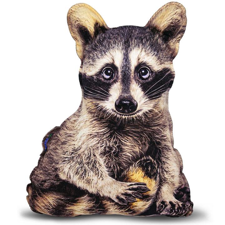 Реалістична іграшка-подушка Єнот