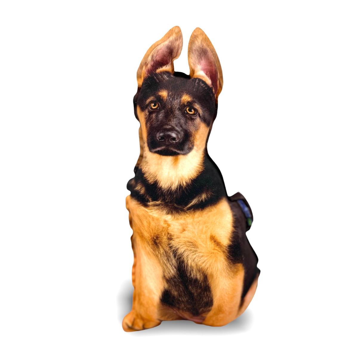 Реалістична іграшка-подушка Німецька вівчарка