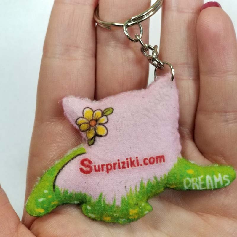 Брелок Свинка на траві в магазині - фото 2