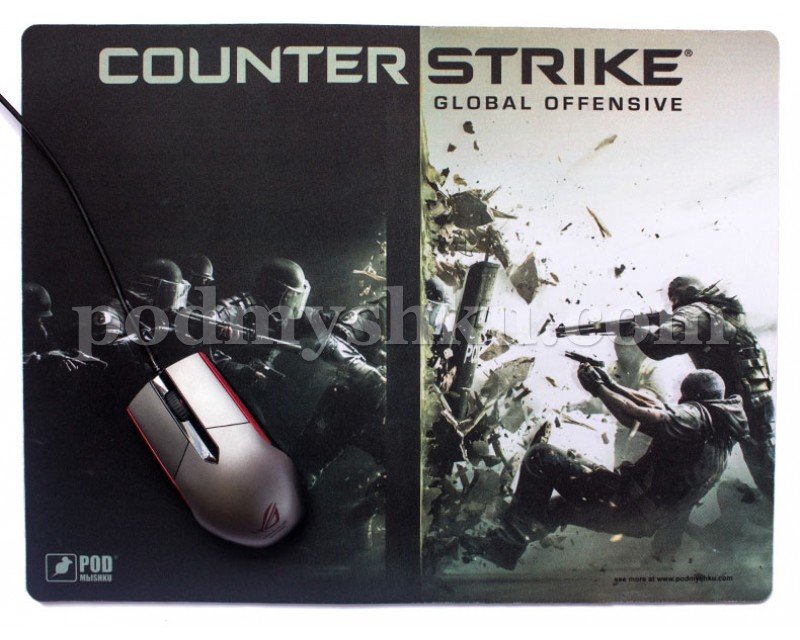 Counter strike L. Розмір 43 см х 33 см. Геймерський килимок. - фото 2