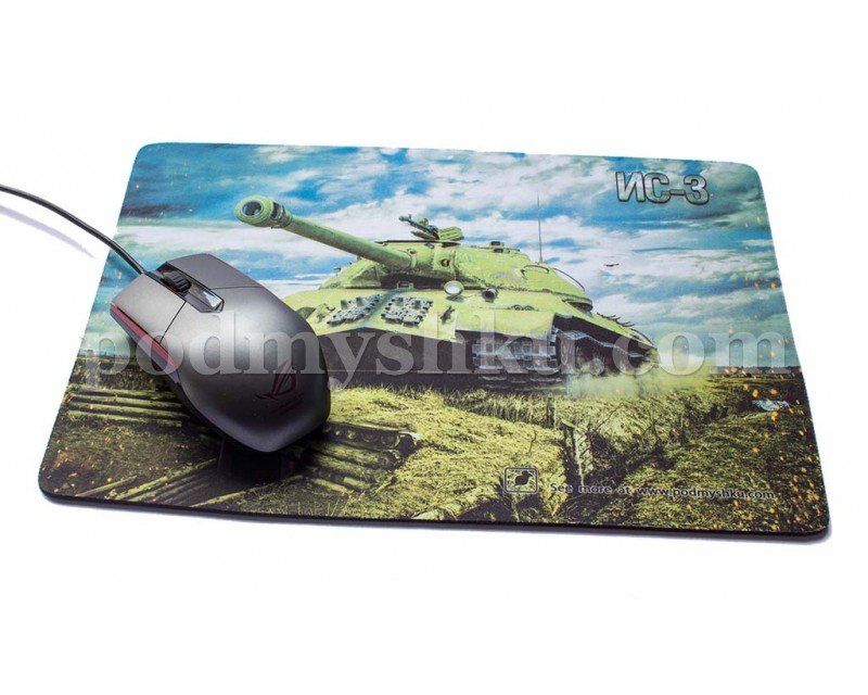 Танк ІВ-3. Розмір 32 см х 22 см. Геймерський килимок для миші. - фото 2