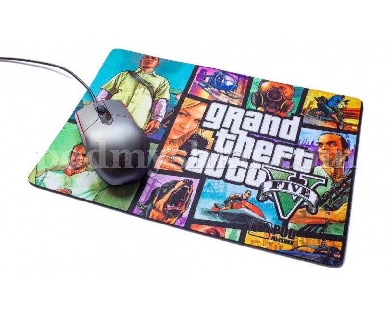 GTA 5-1. Розмір 32 см х 22 см. Геймерський килимок для миші. - фото 2