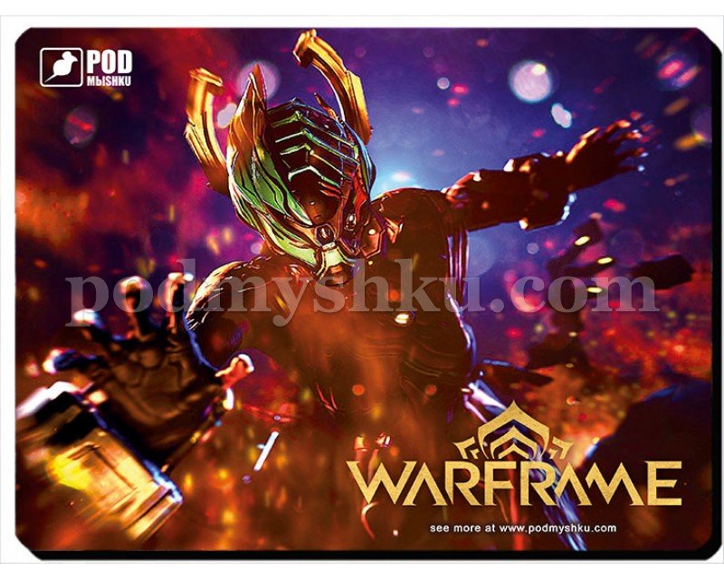 WARFRAME S. Розмір 26 х 19,5 см. Геймерський килимок для миші.