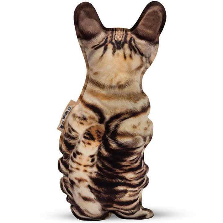 Реалістична іграшка-подушка Бенгальська кішка - фото 2