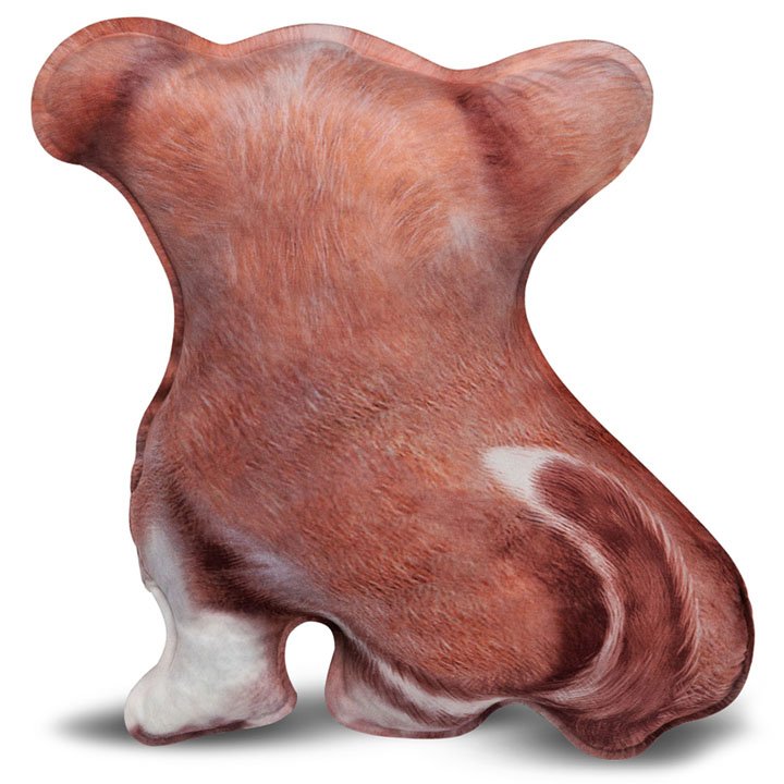 Реалістична іграшка-подушка Цуценя вельш корги пемброк - фото 2