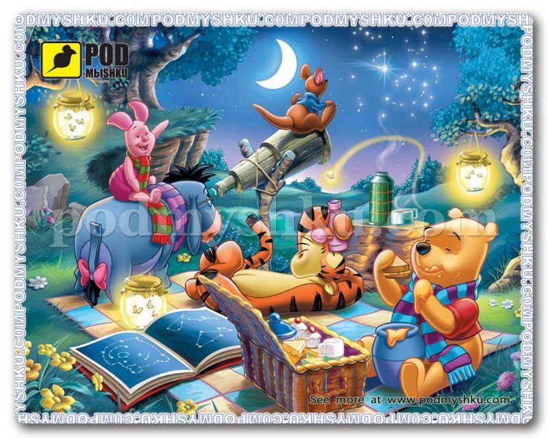 Килимок для миші Вінні Пух онлайн з доставкою в Україну
